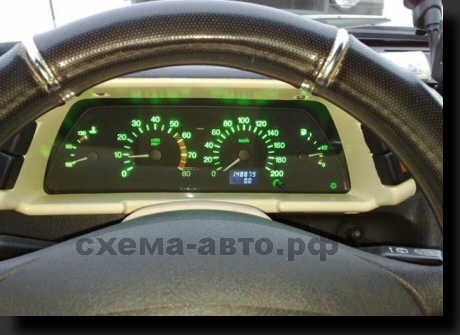 Замена Лампочек в Приборке Ваз 2106 Светодиодные лампы