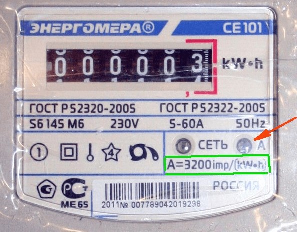 Снятие показаний 