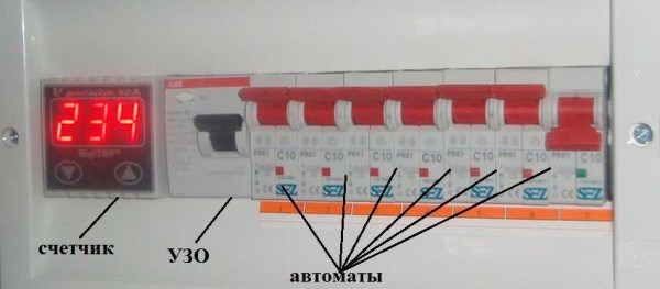 Дифференциальный автоматический выключатель