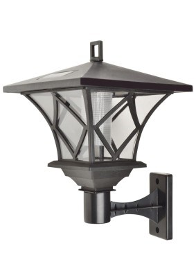 Светильник Uniel USL-S-186/PM180 RETRO/2LED h=280мм/на солн. бат.