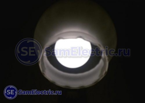 Ночник на доработанной LED лампе 
