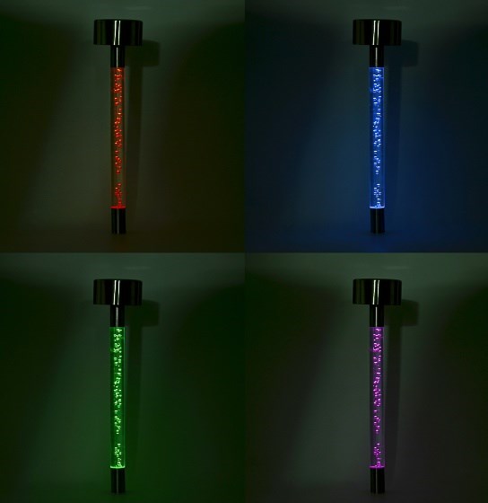 INBLOOM Фонарь садовый на солн. Батарее 4,7х31см 1x1.2V 40mAh NI-MH, 1LED*белый, пластик, нерж.сталь