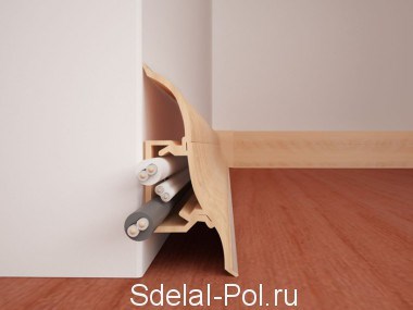 Пластиковый плинтус