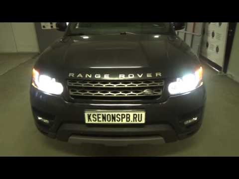 RANGE ROVER SPORT покраска фар изнутри и замена линз