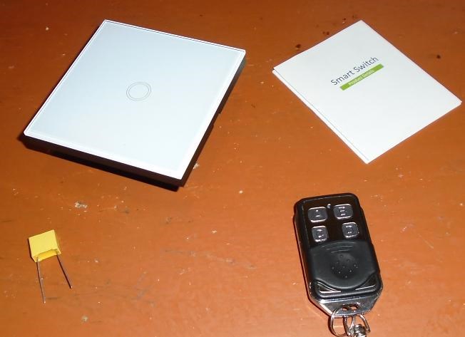 Комплект выключателя-приемника Smart Switch с пультом и шунтирующим конденсатором
