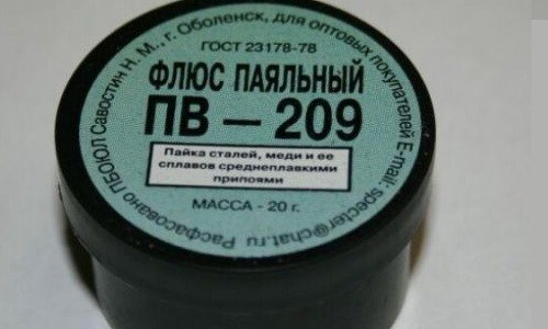 Флюс для пайки самодельная