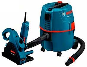 Штроборез Bosch GNF 35 CA с пылесосом Bosch GAS 15 L в аренду