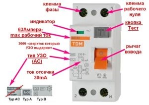 УЗО однофазное и трехфазное