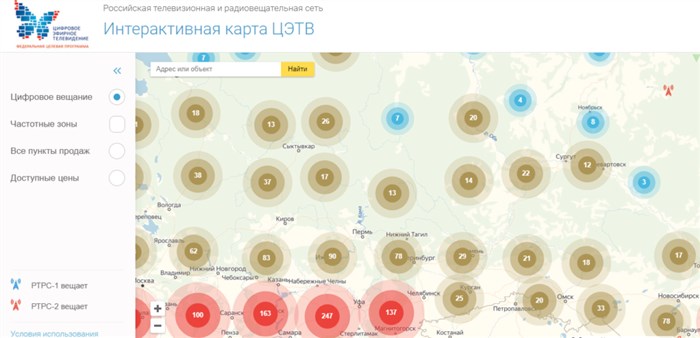 интерактивная карта