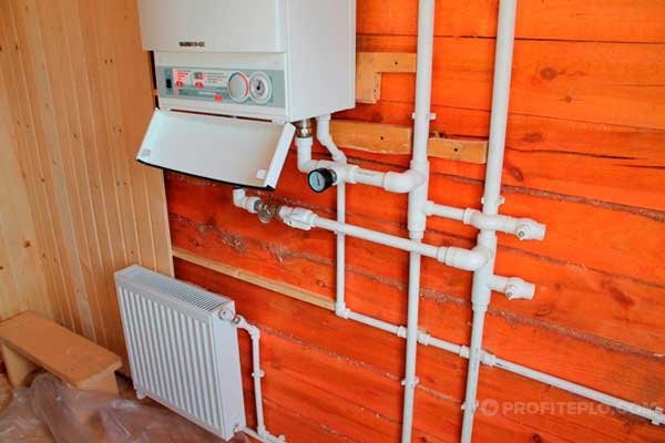 электрокотел на стене