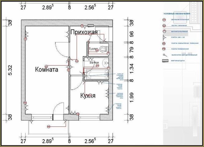 монтаж электропроводки в квартире